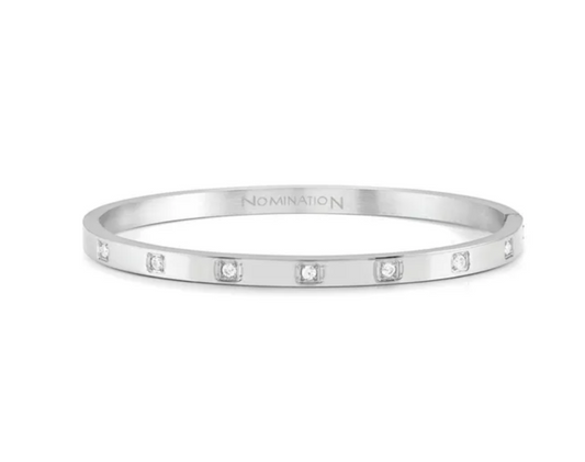 Nomimation Pretty Bangles rigid bracelet with CZ