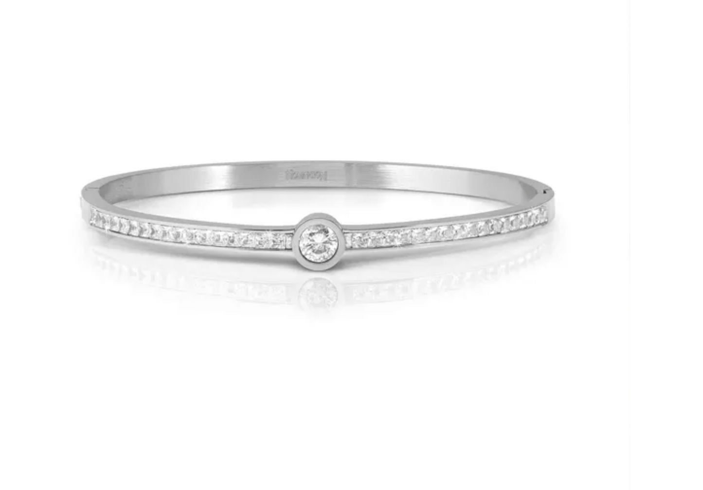 Nomination Pretty Bangles rigid bracelet, central CZ