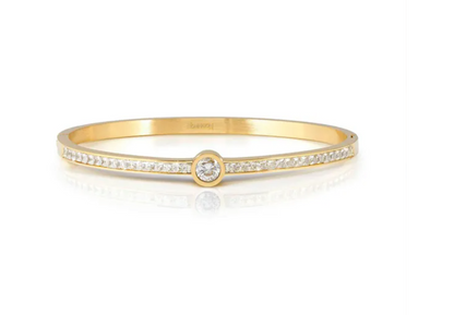 Nomination Pretty Bangles rigid bracelet, central CZ