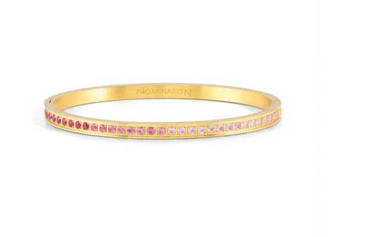 Nomination Pretty Bangles bracelet, Pink CZ Dégradé