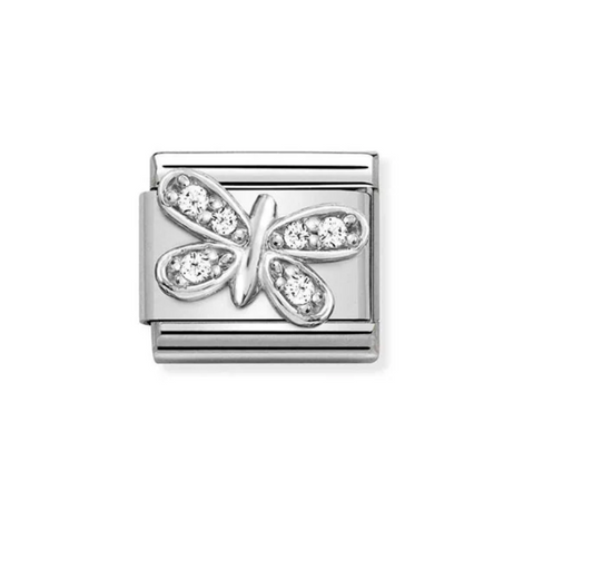 Nomination 4 wings cz silver butterfly
