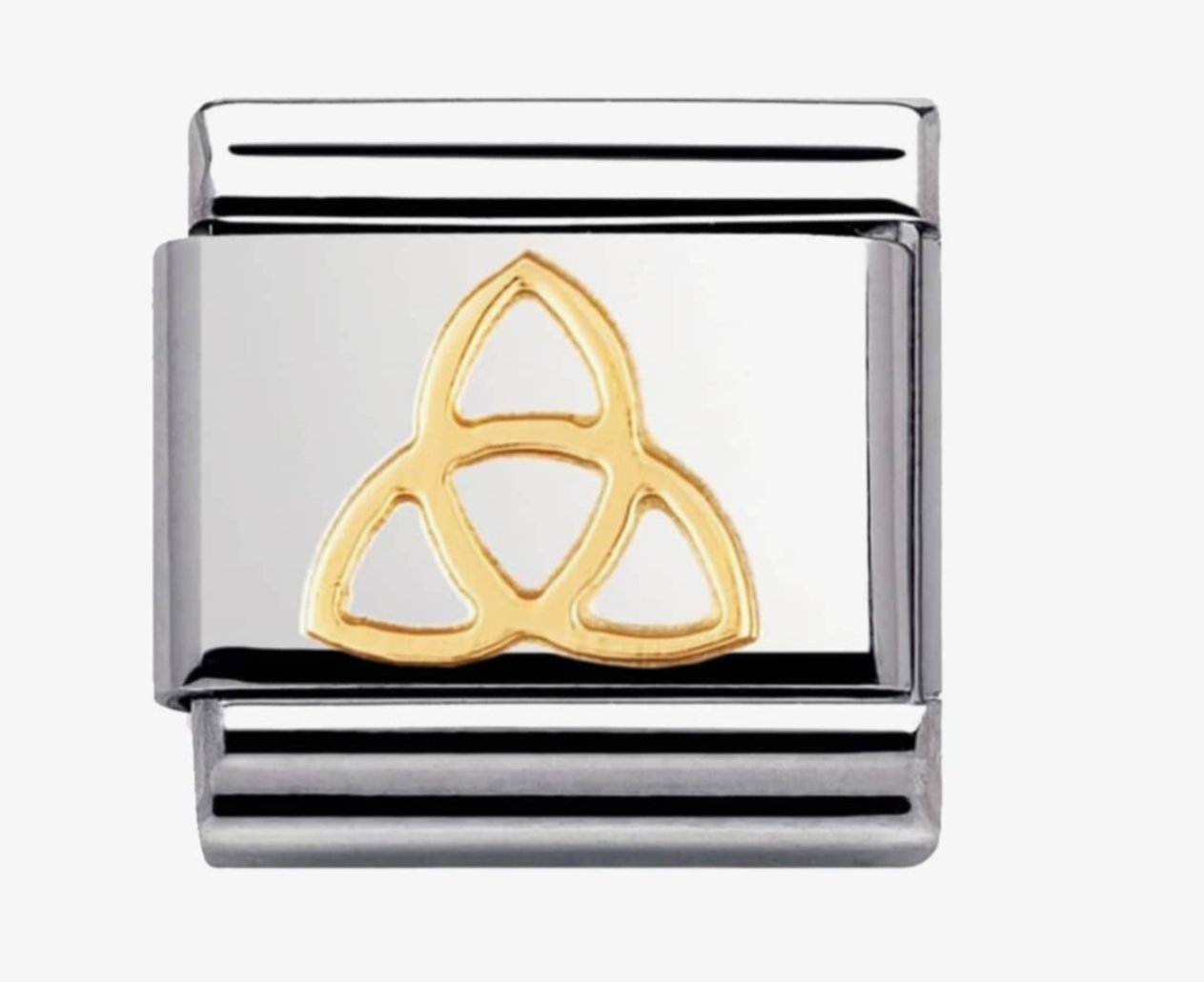 Nomimation plain gold trinity