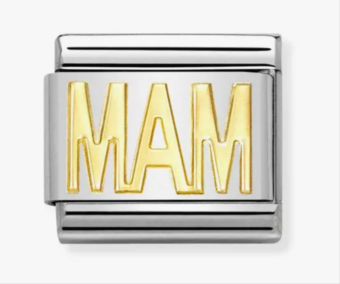 Nomination plain gold MAM