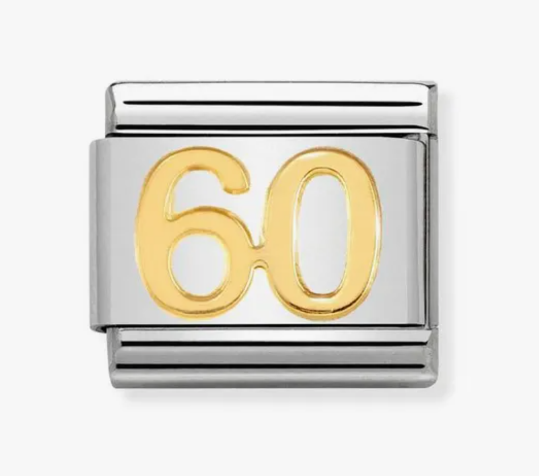 Nomimation plain gold number 60
