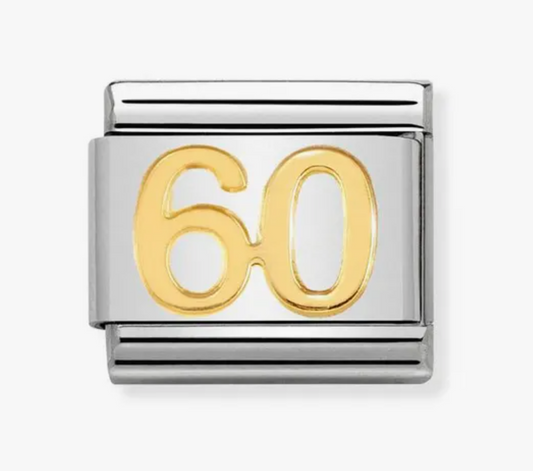 Nomimation plain gold number 60