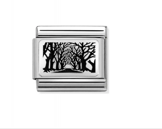 Nomination silver charm dark hedges