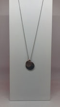 Load and play video in Gallery viewer, Fiorelli Necklace with Silver &amp; Rosegold disc
