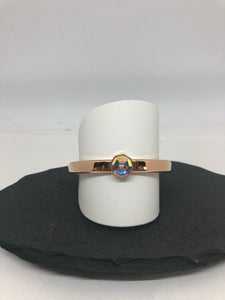 Melano Rosegold Bangle & Stone