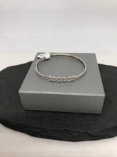 Load image into Gallery viewer, Sterling Silver Baby Bangle with Cubic Zirconias 08
