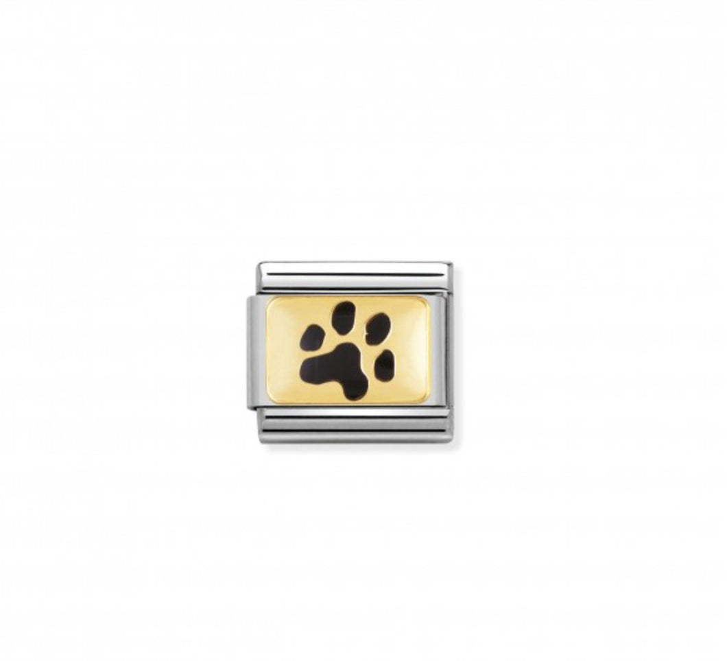 Nomination Paw Print charm