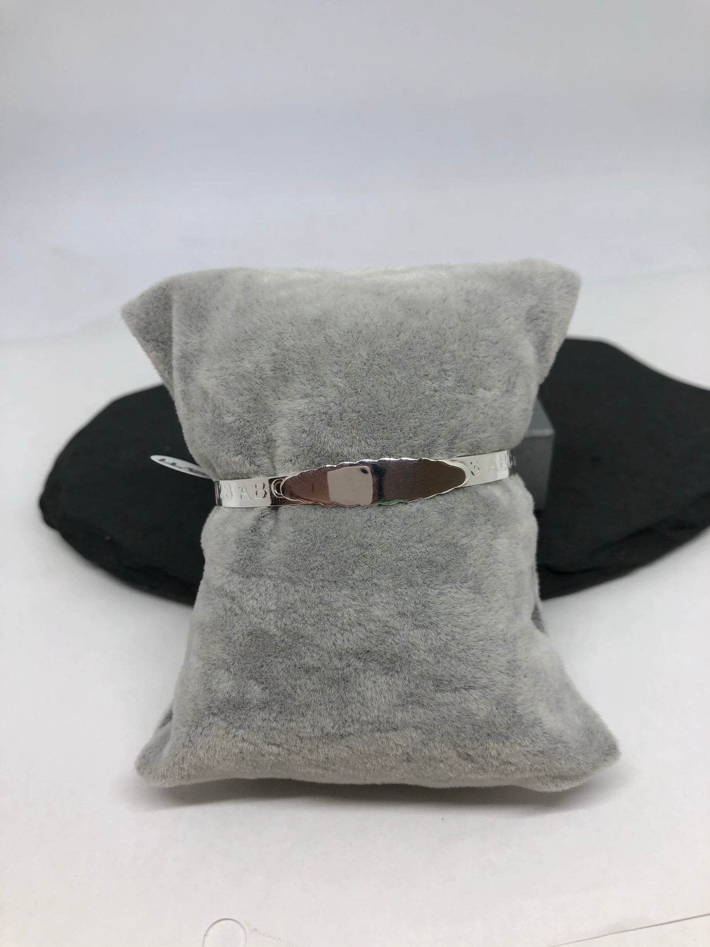 Sterling Silver Baby Bangle 04