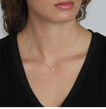 Load image into Gallery viewer, Pilgrim fine s/p necklace with crystal
