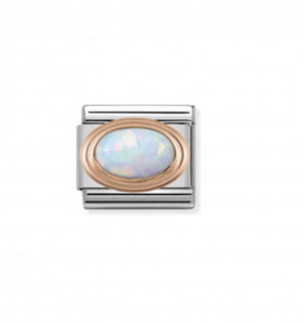 Nomination Opal Oval in 9K Rosegold