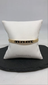 Nomination Gold Bangle with CZs