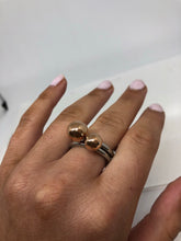 Load image into Gallery viewer, Coeur de Lion Silver / Rosegold ring SET
