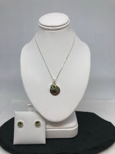 Load image into Gallery viewer, August birthstone &amp; stud set in Sterling Silver
