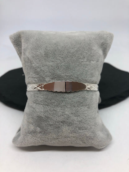 Sterling Silver Baby Bangle 03