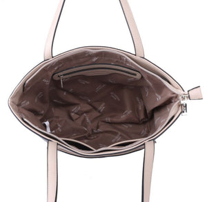 Red Cuckoo Grey Shopper Shoulder Bag