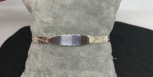 Sterling Silver Baby Bangle 01