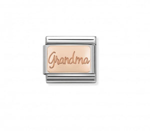 Nomination Grandma  charm in 9K Rosegold