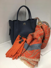 Load image into Gallery viewer, Red Cuckoo Navy Tote Bag
