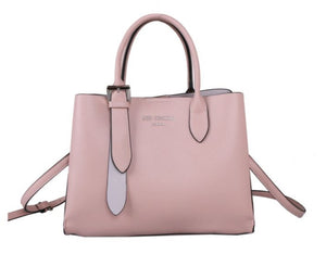 Red Cuckoo Pink Tote with silver buckle