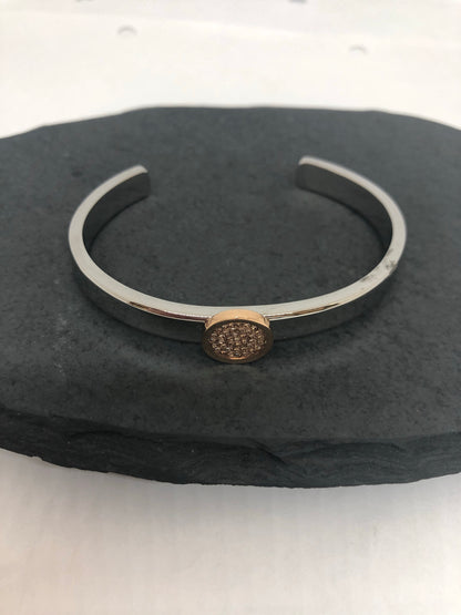 MelanO Vanessa Stainless steel Bangle & Stone