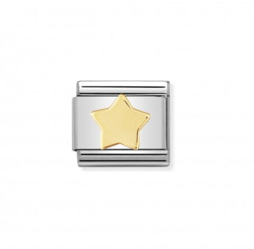 Nomination Star in 18K gold