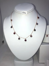 Load image into Gallery viewer, Elements Pink toned necklace- Sterling silver and Rosegold plated
