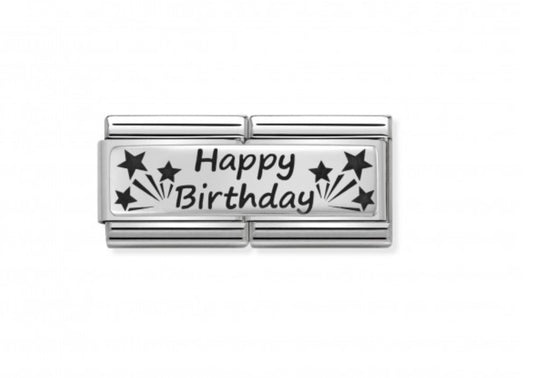 Nomination Happy Birthday double charm