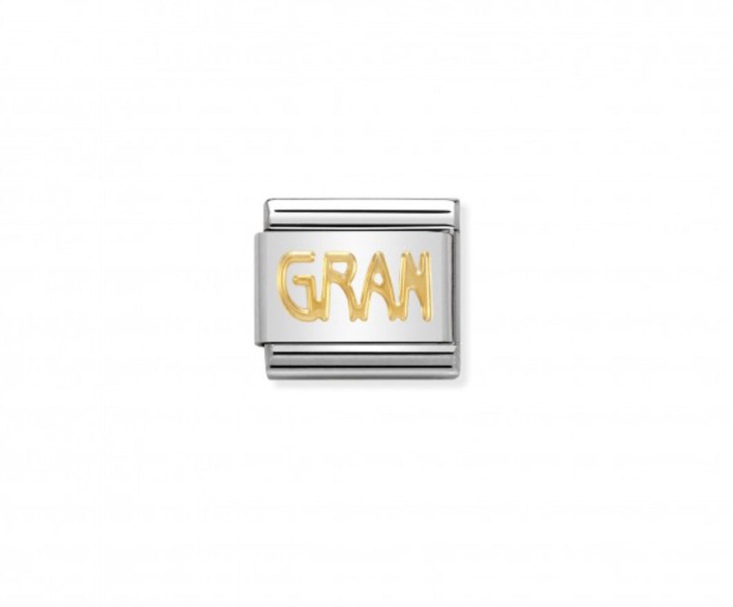 Nomination Gran charm in 18K gold