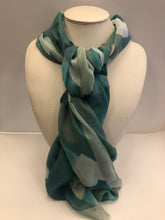 Load image into Gallery viewer, Teal blue Envy scarf
