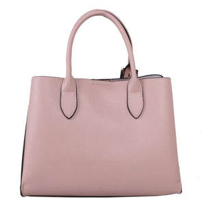 Red Cuckoo Pink Tote with silver buckle