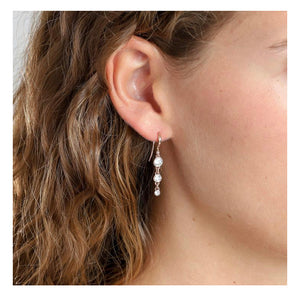 Pilgrim Lucia earrings with Preciosa crystals