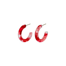 Load image into Gallery viewer, Pilgrim red resin hoops
