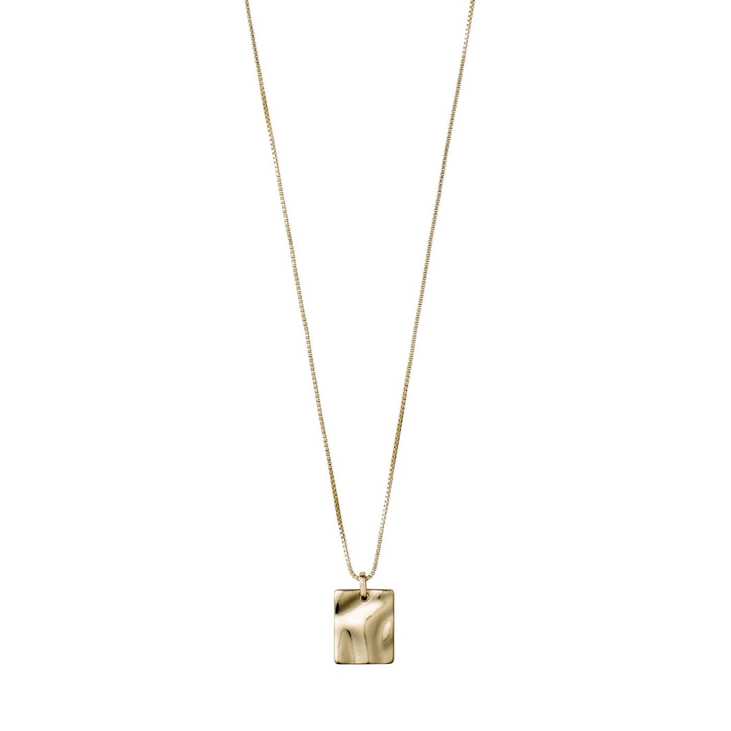 Pilgrim g/p necklace w/ rectangular pendant