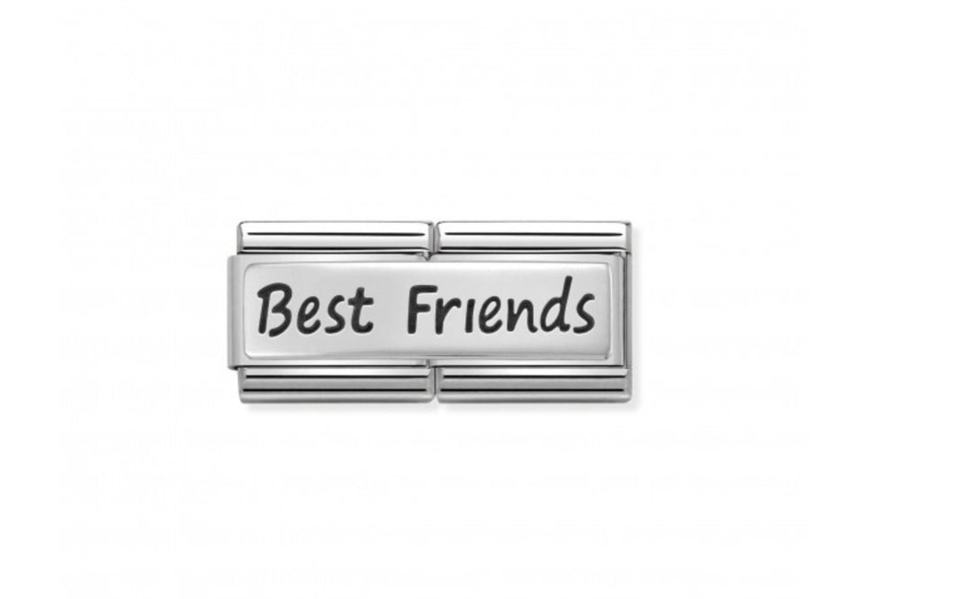 Nomination Best Friends / Double Link in Sterling Silver