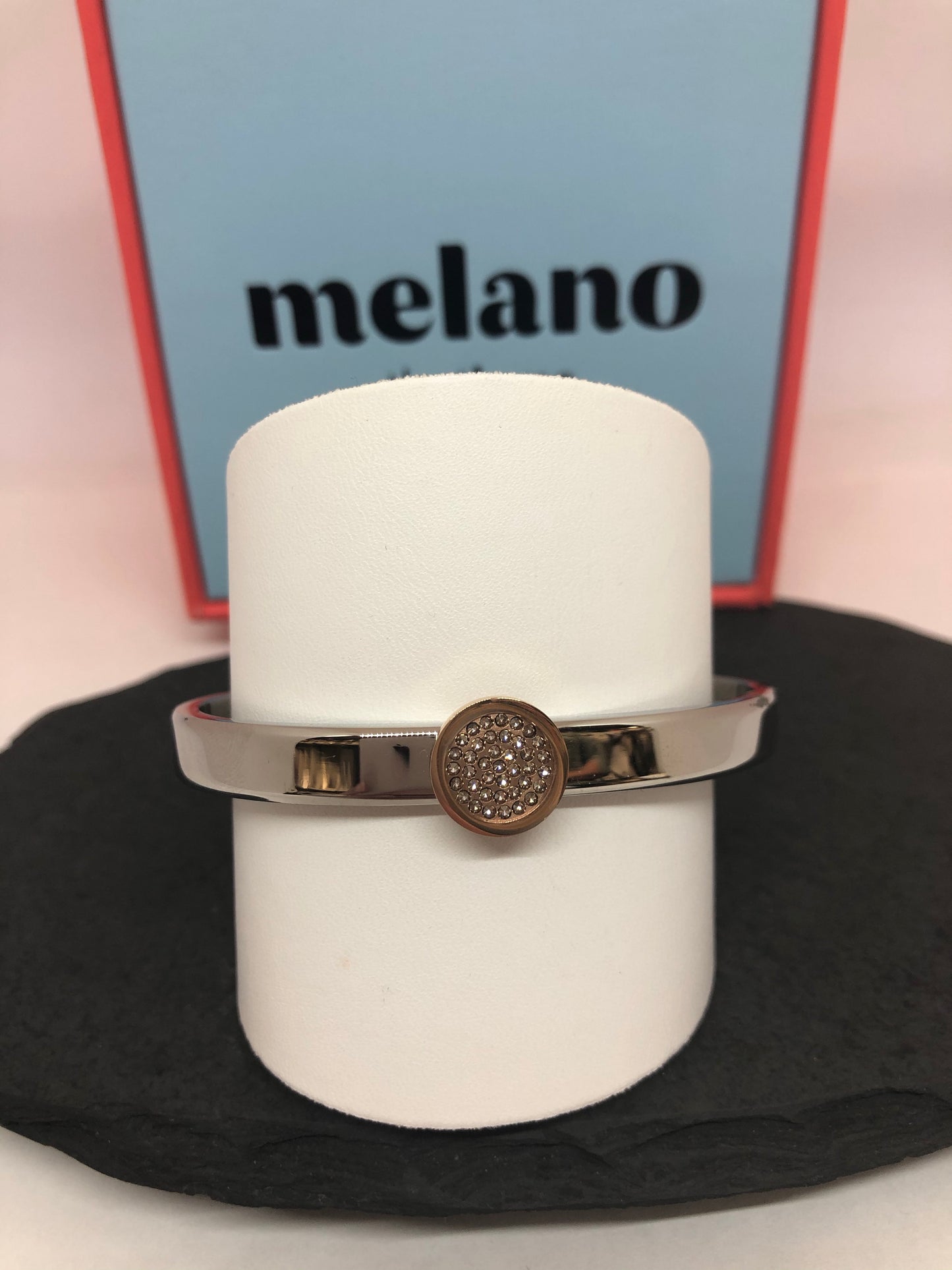 MelanO Vanessa Stainless steel Bangle & Stone