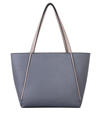 Load image into Gallery viewer, Red Cuckoo Grey Shopper Shoulder Bag
