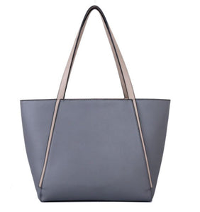 Red Cuckoo Grey Shopper Shoulder Bag