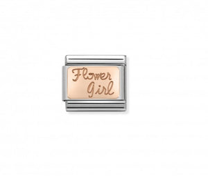 Nomination Flower girl charm in 9K Rosegold