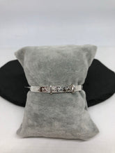 Load image into Gallery viewer, Sterling Silver Teddy bear Design Baby Bangle 011
