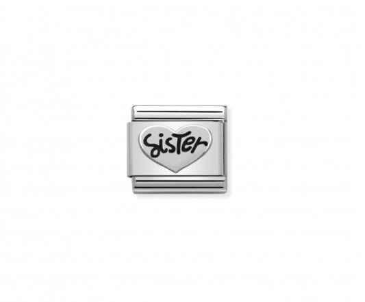Nomination Sister in Heart charm