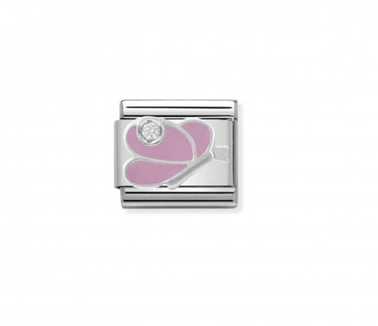 Nomination Pink Buttery with Cubic Zirconia