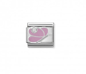 Nomination Pink Buttery with Cubic Zirconia