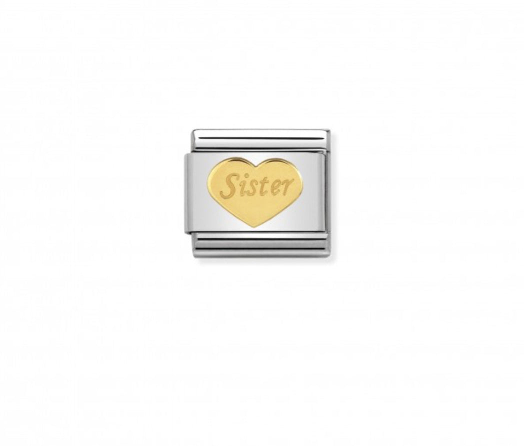 Nomination Sister in Heart / 18K gold