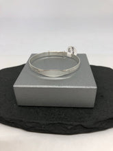 Load image into Gallery viewer, Sterling Silver Baby Bangle with Pink stone 09
