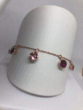 Load image into Gallery viewer, Elements Pink toned bracelet- Sterling silver &amp; Rosegold plated
