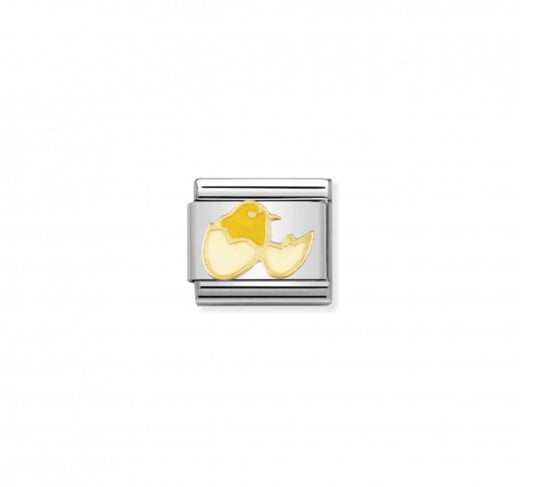 Nomination Chick in 18K gold & enamel